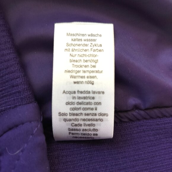 Bienzoe Vest Womens Size Small Slim Purple Zip Quilted Light Weight Stretch NWT - Picture 8 of 9